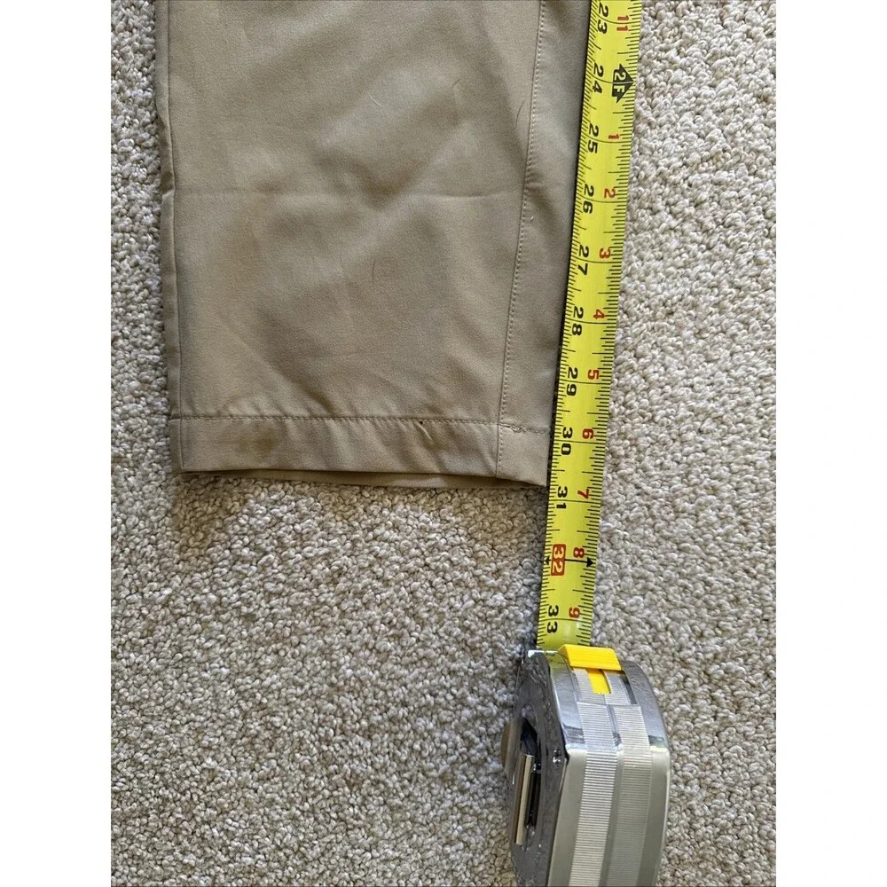 Fabletics Pants Mens 30x32 Beige The Don Trouser Slim Fit Chino EUC $125